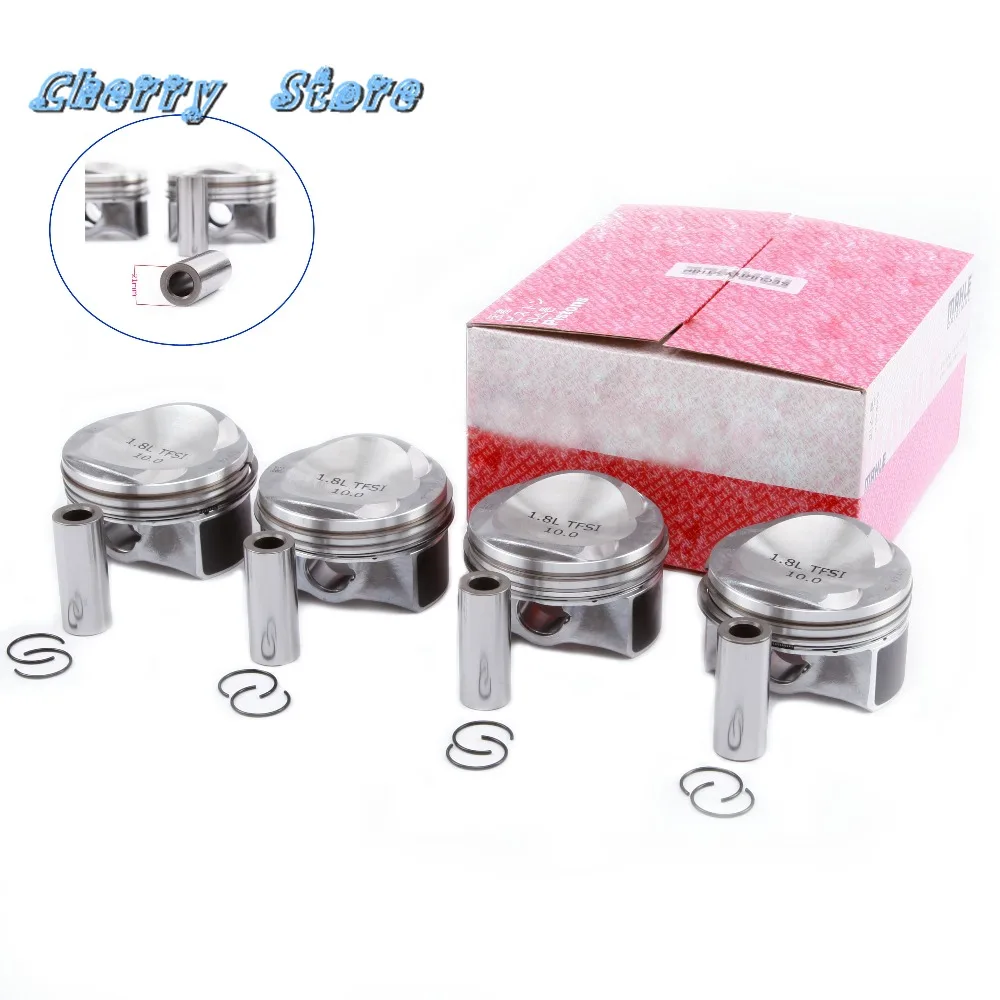 NEW 06H 107 065 BS Pistons & Rings Assembly STD 82.5mm Pin 21mm For VW