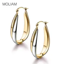 MOLIAM высококачественные стильные серьги Huggie для женщин, Винтажные серьги-кольца, ювелирные изделия MLE406