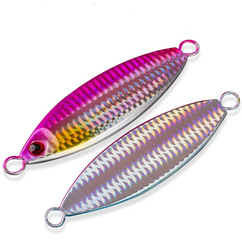 

Ufishing Slow Metal Jig 80g 100g Laser painted Jigging Fishing Lure Sea Baits 1Pcs/Lot