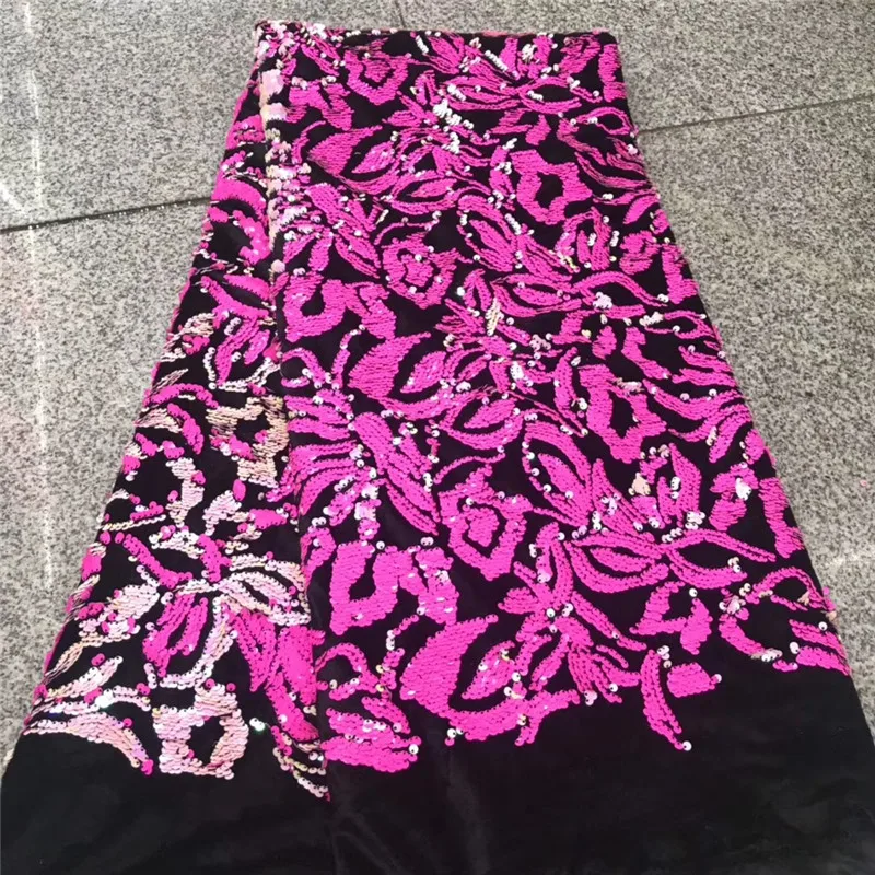 

Африканская кружевная ткань 2019, нигерийские кружева с вышивкой, ткань для невесты, высококачественные блестки, французская Тюлевая кружевная ткань H-1951102