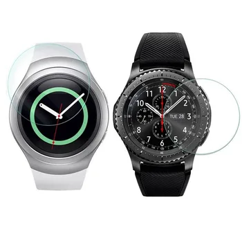 

Ultra Clear Tempered Glass Protective Film For Samsung Gear S2 S3 Classic/Frontier Smart Watch Display Screen Protector Cover