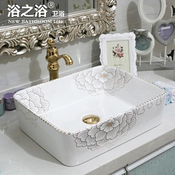 

Jingdezhen ceramic art countertop wash basin for bathroom