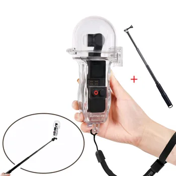 

For DJI OSMO Pocket Case 60M Underwater Surfing Waterproof Diving Housing+Extension Stand Dive For OSMO Pocket Accessories