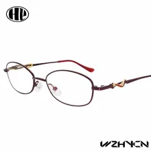 Для женщин очки для чтения half-rim gafa металл высокого качества сплав очки для чтения красный женский Очки мощности линзы