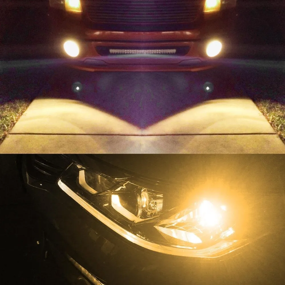 1 пара источник света автомобиля H1R2 PX22d 9012 12 В 55 Вт 4300 К желтый свет лампы фар автомобиля переразмещение галогенной лампы