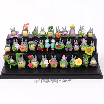 

Cute Cartoon My Neighbor Totoro Mini PVC Figures Toys DIY Miniature Decoration Dolls 30pcs/set 3~5cm