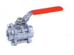 

Toyama Taiwan three pieces of stainless steel ball valve, Toyama stainless steel three piece ball valve 20