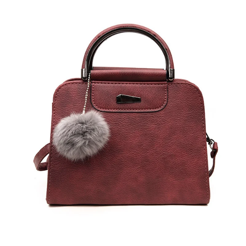 

1pcs Women Leather Shoulder Bag Venonat Hanging Decor Crossbody Messenger Handbag PO66