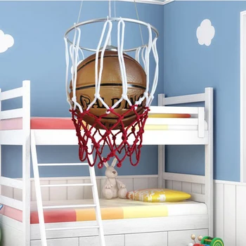 

Basketball genuine special children's home lighting fixtures minoxidil Iron led modern minimalist living room chandelier ET20