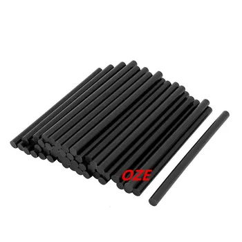 

50Pcs 200mm x 11mm Hot Melt Glue Stick Black for Electric Tool Heating Glue Gun