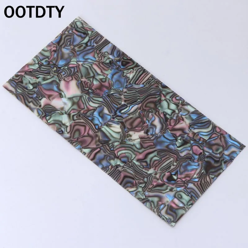 OOTDTY 2 шт гитарный строитель инкрустация красочная гитара целлулоидная головка шпон корпус лист