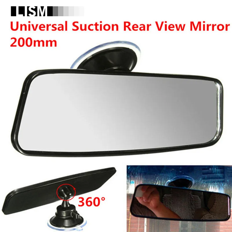 360 Rotate 200mm Universal Rear View Mirror Car Interior Mirrors Inside