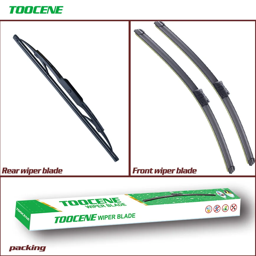 

Front and Rear Wiper Blades For Seat Ibiza 2006-2008 Windshield Windscreen wiper Window 21"+19"+13