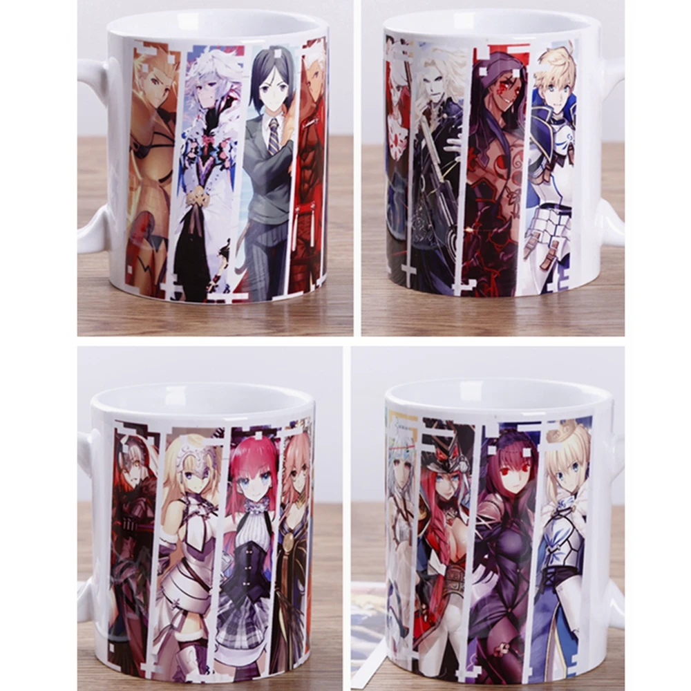 Аниме Fate Grand Order Jeanne dArc Alter Saber Tamamo no Mae Okita Souji Merlin Scathach Emiya кружка для косплея FGO