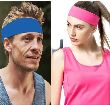 Cintas para el pelo de Yoga para hombre y mujer, cintas elásticas  deportivas de Color sólido, para el sudor, Unisex, novedad de 2022 -  AliExpress