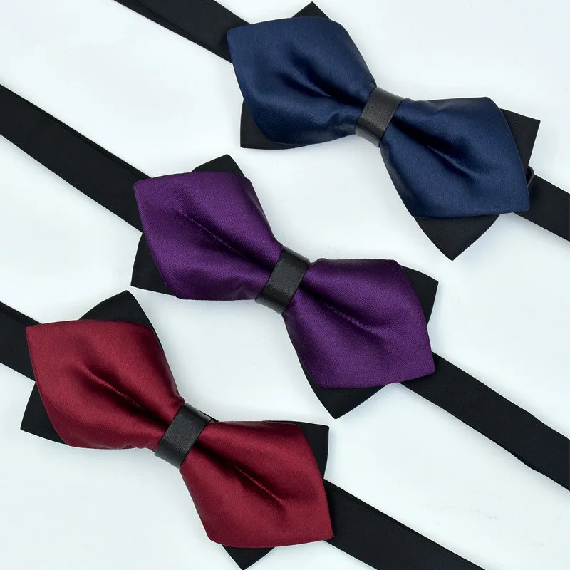 CityRaider однотонный бордовый темно-синий черный свадебный смокинг галстук простой цвет самостоятельно галстук-бабочка для мужчин Шелковый предварительно завязанный смокинг галстук-бабочка C031