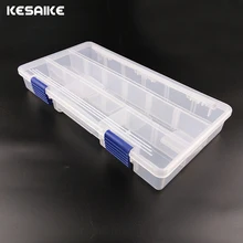 KESAIKE прозрачная вставка односторонняя рыболовная коробка Аксессуар-контейнер сделка с искушением приманка линия коробки рыболовные снасти Pesca