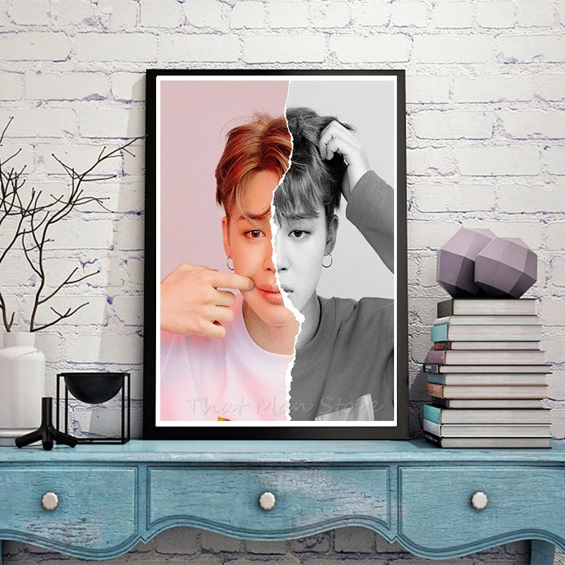 Мода Bangtan мальчики Ablum любовь себя ответ плакат вентиляторы подарок Канцелярский набор белый картон плакат