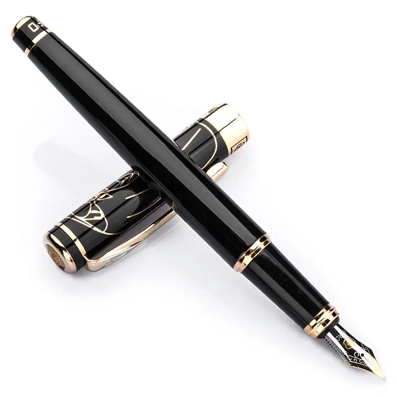 Hero 1078 Black Fountain Pen 0.5mm Nib Office and School Supplies Standard Pens Student Stationery Free Shipping Hero 1078 Black Fountain Pen 0.5mm Nib Office and School Supplies Standard Pens Student Stationery Free Shipping