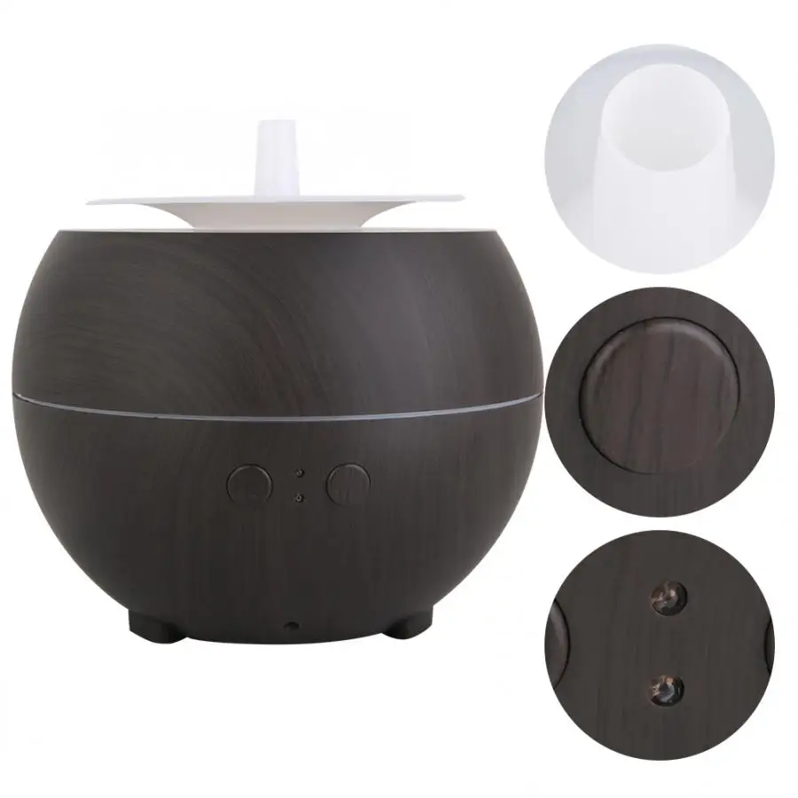 600ML Air Humidifier Ultra-quiet Humidifier Aroma Diffuser Air Purifier Home Office AC100-240V Ultrasonic Mist Maker