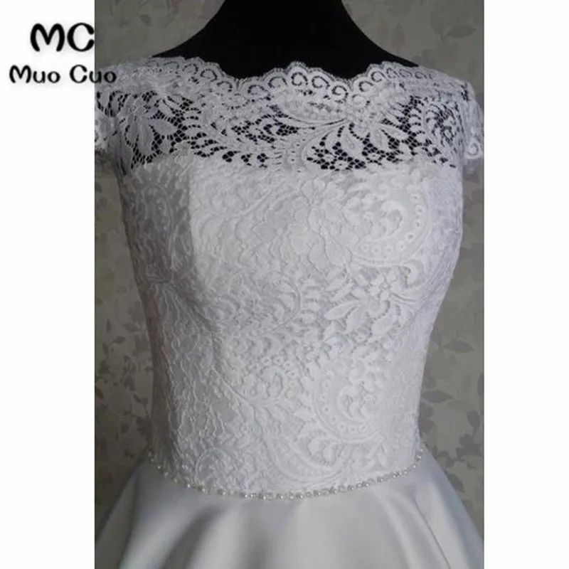 Bateau Knee-Length Cap Sleeves Open Back White Homecoming Dress5