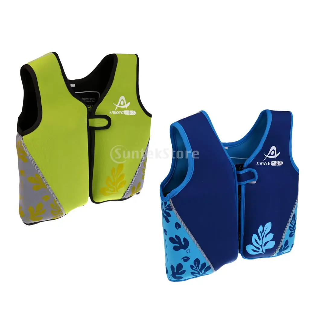 Professional Neoprene 2 7 Years Kids Child Baby Float Swimming Vest