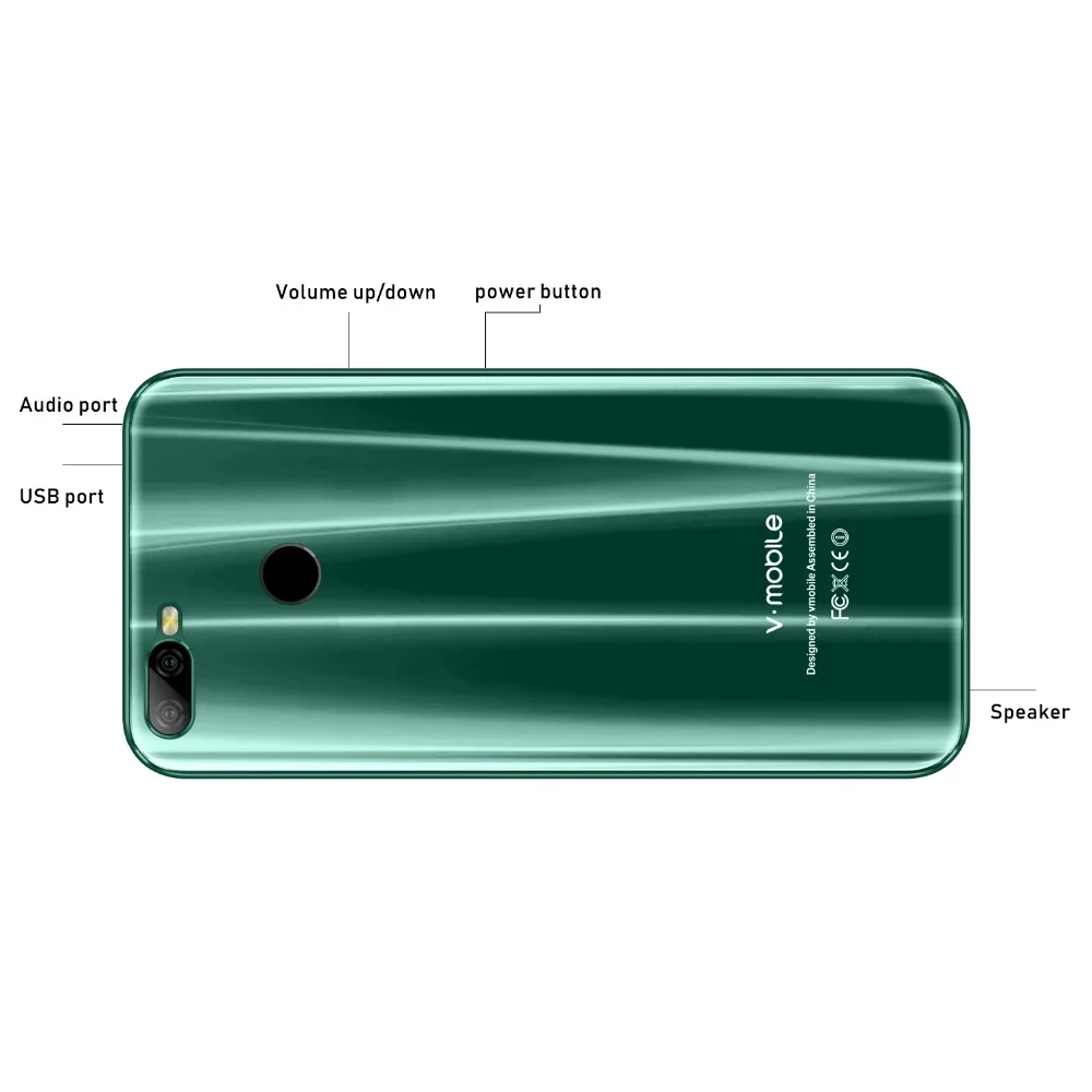 TEENO Vmobile M9 Mobile Phone Android 7.0 4GB 64GB 6.2\