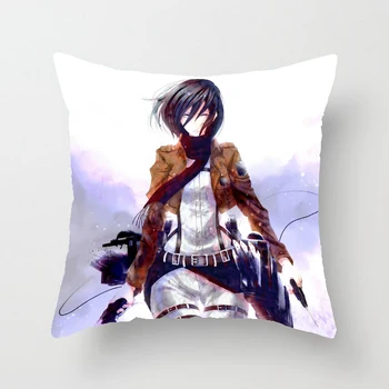 

Attack On Titan Anime Mikasa Single-side Mini Square Pillow #40397