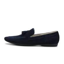 Men’s Driving Shoes Summner New Genuine Leather Round Toe Blue/Black/Red/Brown Flat Shoes Male Loafer Man Moccasins