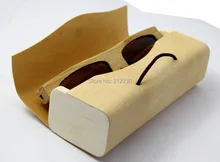 DAOYING pure bamboo box,handmade wood box&nature case for sunglasses free shipping