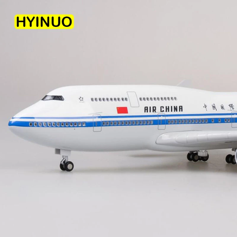 47 см 1/150 масштаб самолет Боинг B747 самолета Air China Airlines модель самолета W свет и литой колесный Пластик смолы плоскости