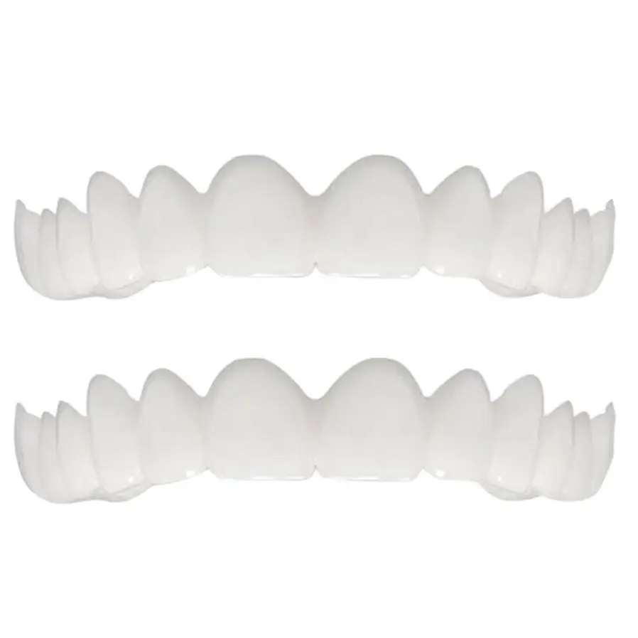 

Health and Beauty 2Pcs Tooth care Braces Comfort Fit Flex Cosmetic Teeth Denture Teeth Top Cosmetic Beauty Tools Dec27