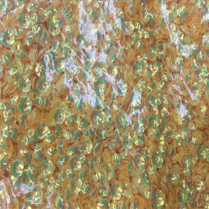 Mix Colors Shiny AB Import PVC 3D Flower Loose Sequins Paillettes Crafts Sewing DIY Accessories