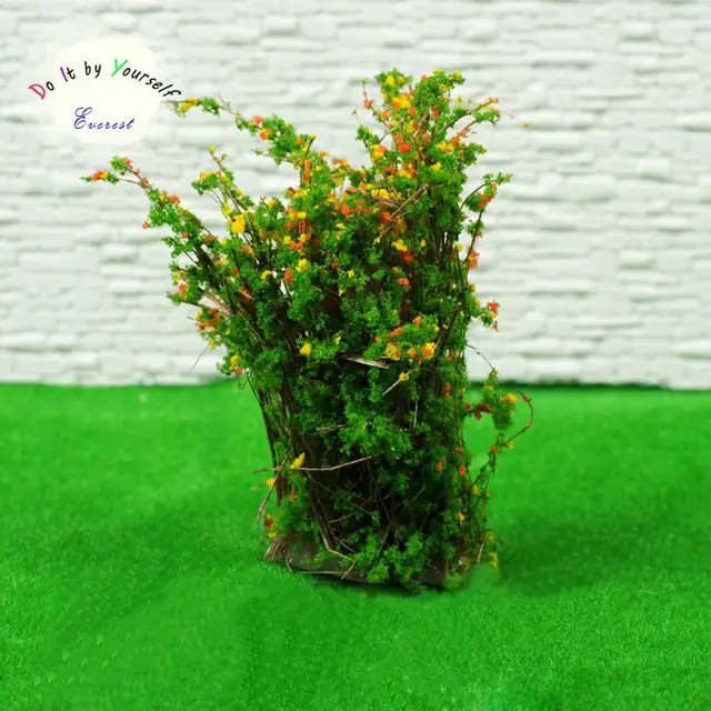 S0101OY 4 Puppenhaus Fenster Box Layout Landschaft Modell Boden Cover Blume