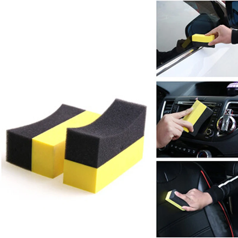 1Pc PE Multifunctional Waxing Cleaning Tool Sponge Brush For Chevrolet Cruze Niva Aveo Epica Lacetti Captiva Onix Prisma Spin | Автомобили