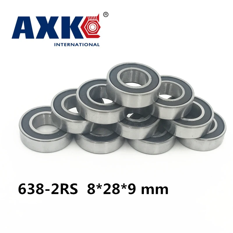 

2023 Real Rolamentos Factory Direct Sale 638 638rs 638-2rs 80038 8*28*9 Mm High Quality Deep Groove Ball Bearing 10pcs/lot