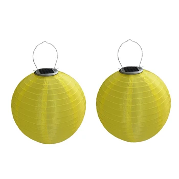 

2PCS 30cm Solar Powered 5050 SMD LED Light Bulbs Waterproof Chinese Lantern for Wedding Party Garden 899