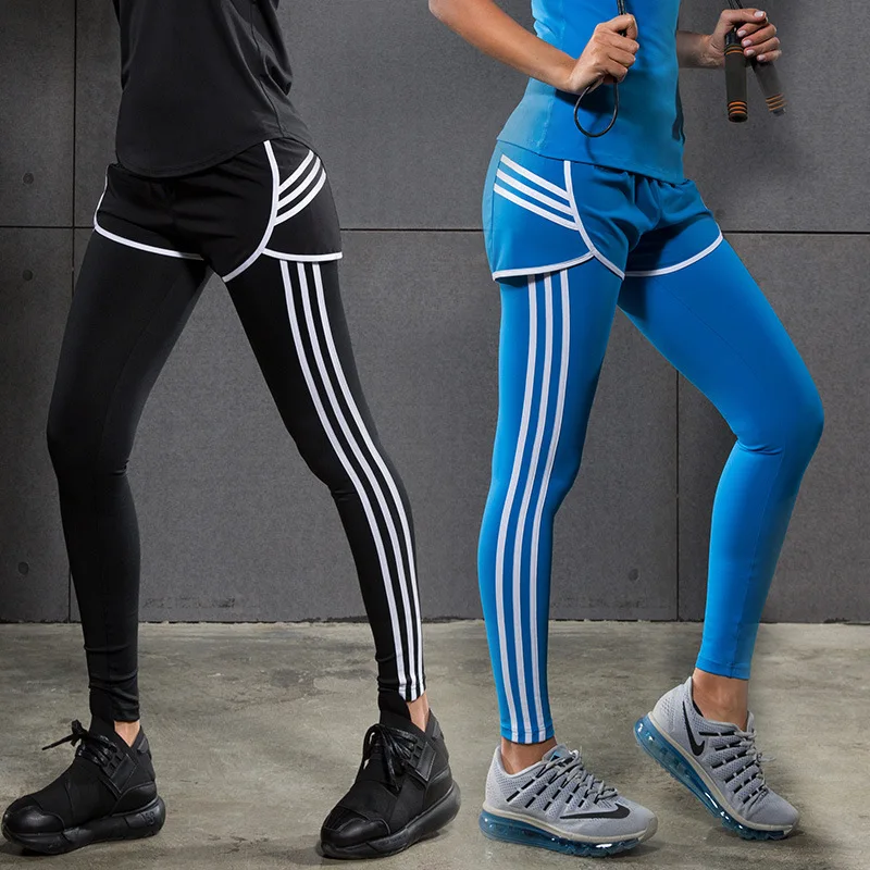 Женские спортивные шорты Vansydical короткие в полоску для занятий фитнесом и