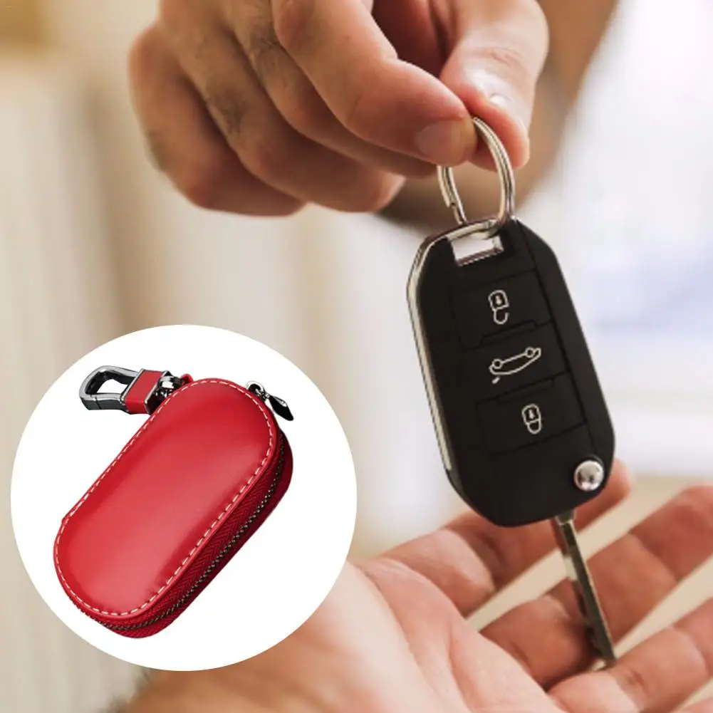Чехол для ключей, многофункциональный кожаный чехол для ключей, сумка для ключей, для Faraday, клетка, без ключа, брелок, чехол для ключей, автомобильный RFID ключ, аксессуары для безопасности