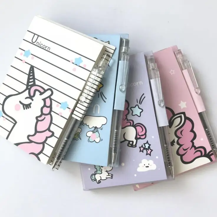Dream Unicorn Memo Pad N Times Sticky Notes вкладки для блокнота Подарочные Канцтовары|folding memo pad|sticky