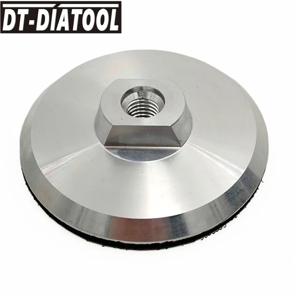 2 шт 4 дюйма 100 мм алюминиевая основа для алмазной полировки колодки с 5/8-11 резьбой шлифовальные диски держатель