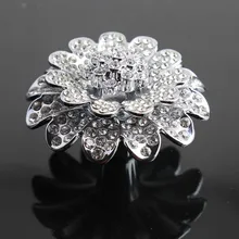 fashion moden modern creative rhinestone knobs k9 clear crstal drawer tv cabinet pulls knobs silver chrome dresser handles knobs