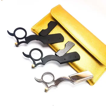 

Manual Straight Shaver Stainless Steel Vintage Razor Hair Cutting Knife Beard Razor For Men Manual Beard Shaver Stainless