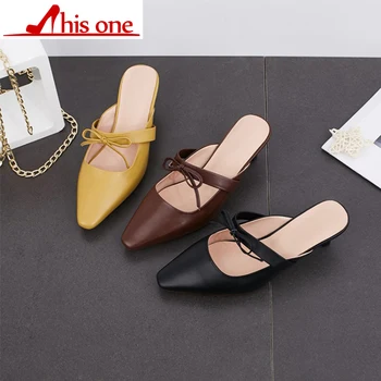 

Summer Sexy Slippers Butterfly-knot Flip Flop Women Sandals Thin Heels Slip-On Sandals Summer Shoes Woman High Heel Sandal