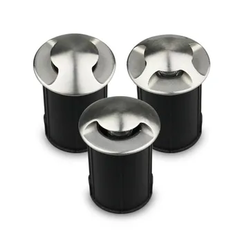 

3W LED buried IP68 AC85-265V DC12V Mini Outdoor Recessed Deck Light 1/2/4 side view Underground Lamp Sidewalk Lighting 6pcs