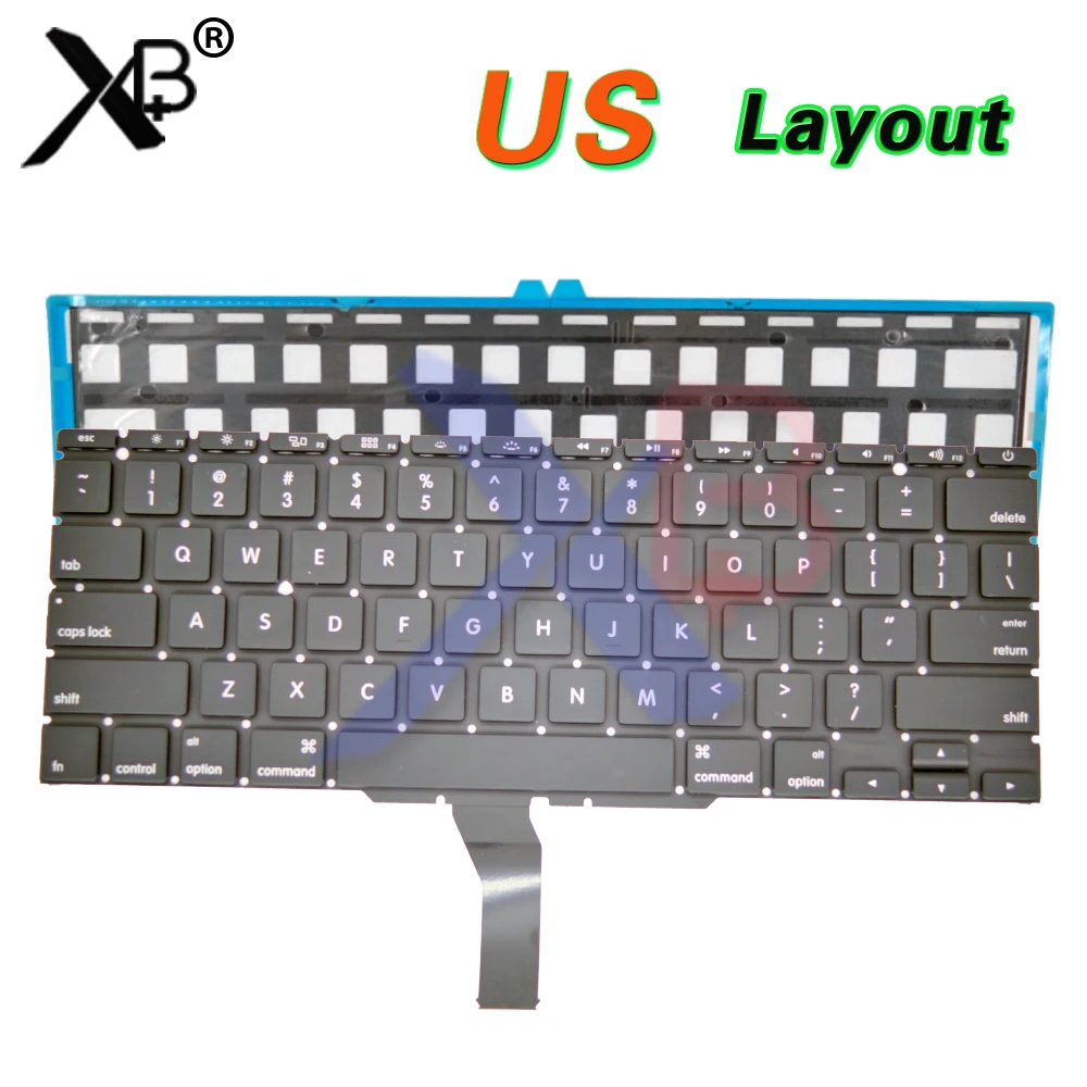 Клавиатура US/подсветка + винты для клавиатуры MacBook Air 100 дюйма A1370 A1465 11 6 2010