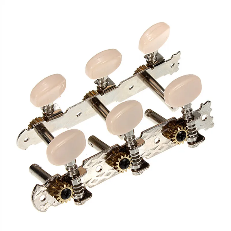 2pcs Acoustic Classic Guitar Set Tuning Pegs Keys machine Heads Tuners For MUsical Instruments Parts Accessories tooyful 6r locking button machine head tuning pegs tuners for electric guitar parts