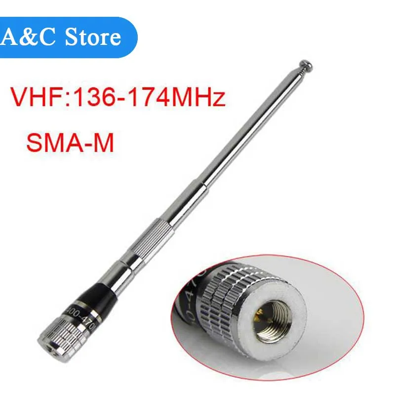 136 174MHz astro 320 telescopic hunt tracking antenna 1m vhf antenna for font b walkie b