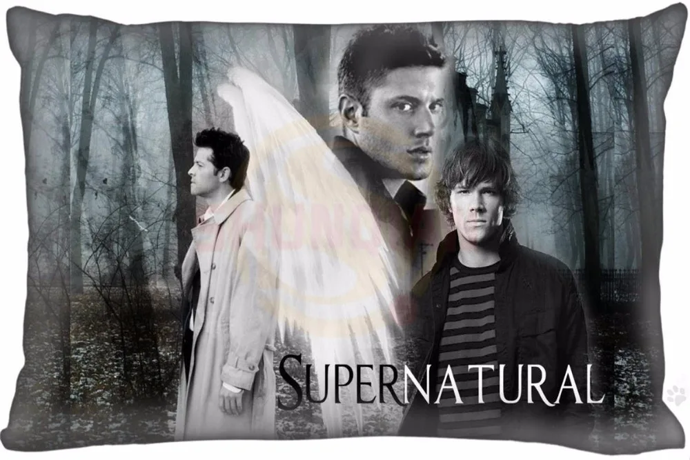 

Custom Supernatural Pillowcases Rectangle Zippered Pillow Case High Quality 35x45cm One Side SQ00803-@H02