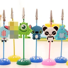 Kawaii Мультяшные металлические зажимы для заметок, держатель для карт, держатель для фото, органайзер для офисных принадлежностей foto houder